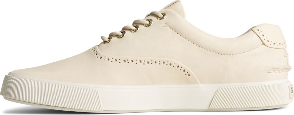 Gold Cup Striper PLUSHWAVE CVO Brogue Sneaker Ivory Sperry