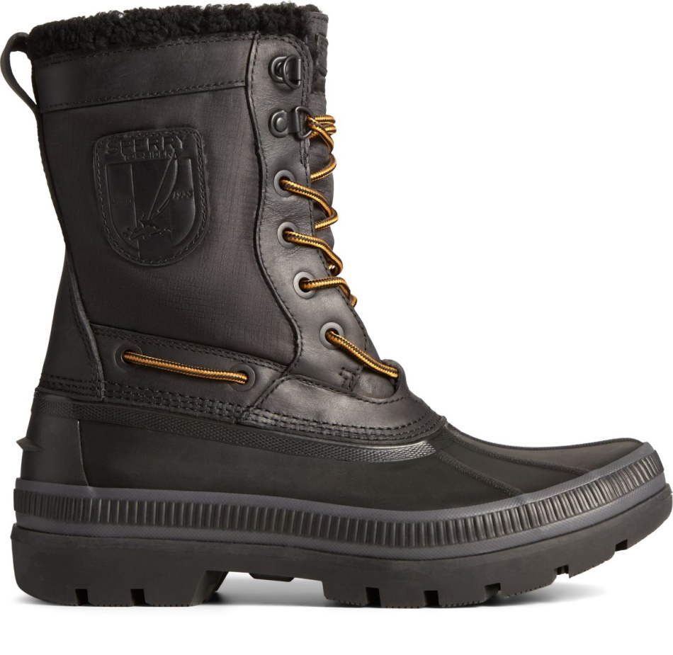 Ice Bay Tall Boot Thinsulate Black Sperry