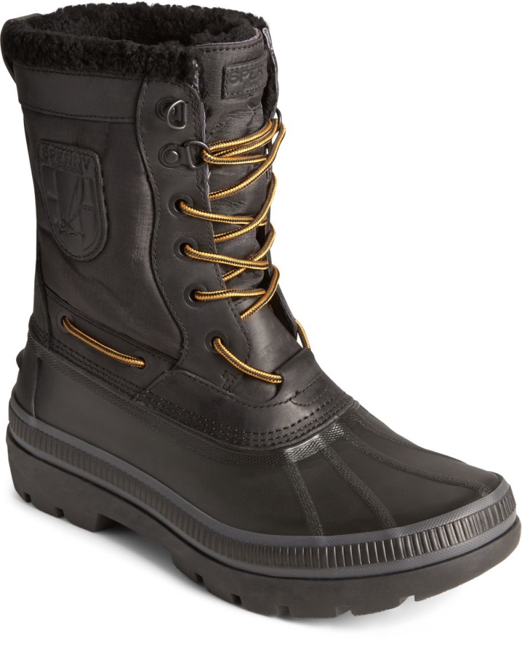 Ice Bay Tall Boot Thinsulate Black Sperry