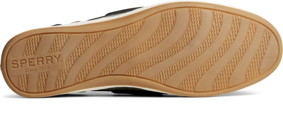 Koifish Textured Stripe Boat Shoe Sperry Black