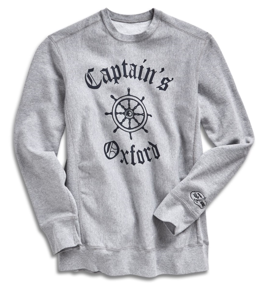 Made in USA Cloud Cotton Crew Grey Sperry