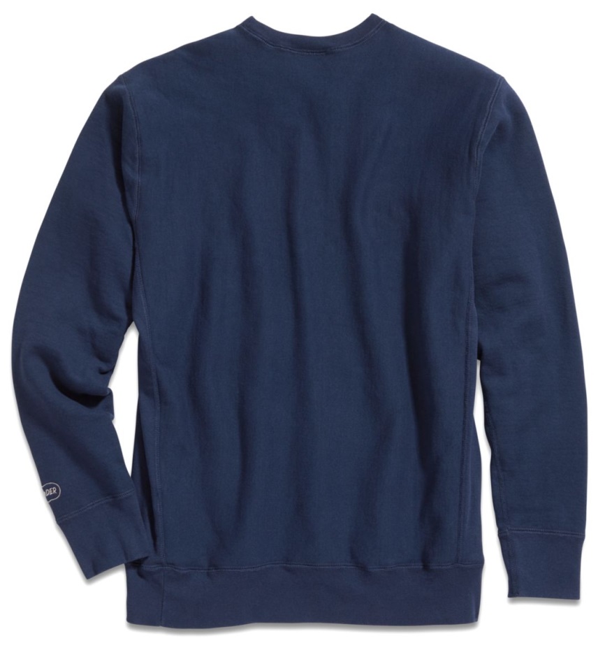 Made in USA Cloud Crew Neck Sweatshirt Navy Sperry