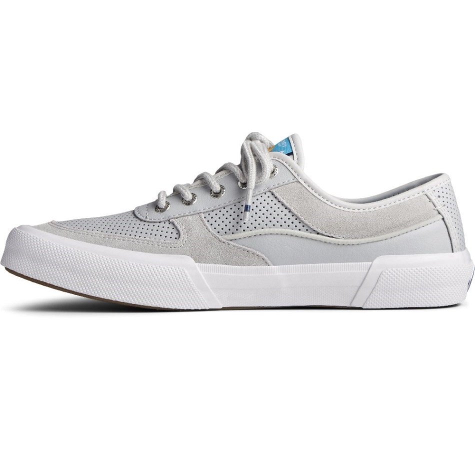 Male Soletide Mens Lace Shoes Grey Sperry