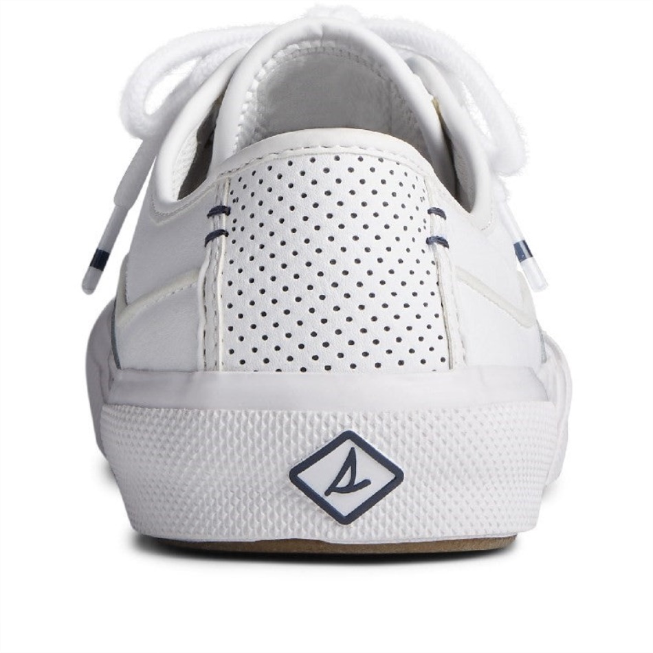 Male Soletide Mens Lace Shoes Sperry White