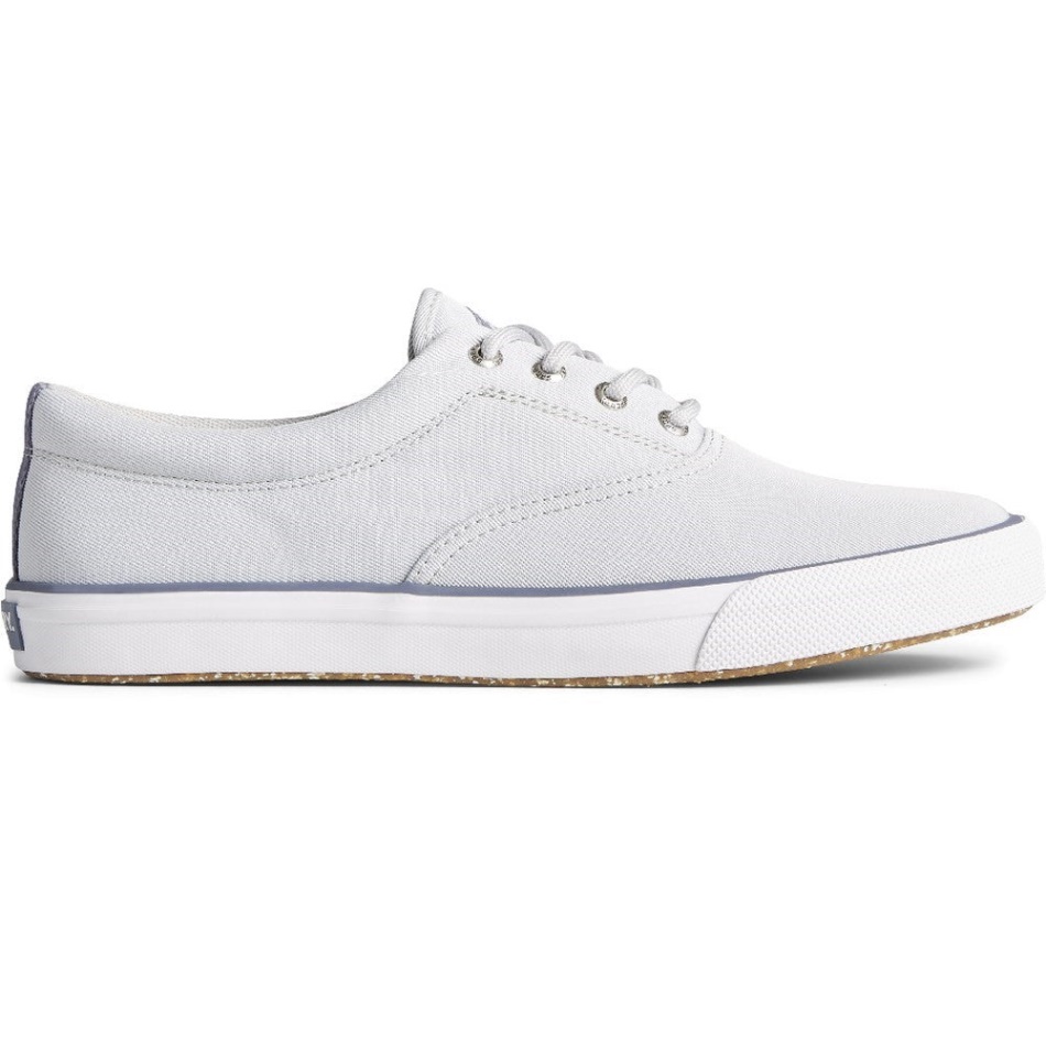 Male Striper II CVO Sustainable Lace Shoes Grey Sperry