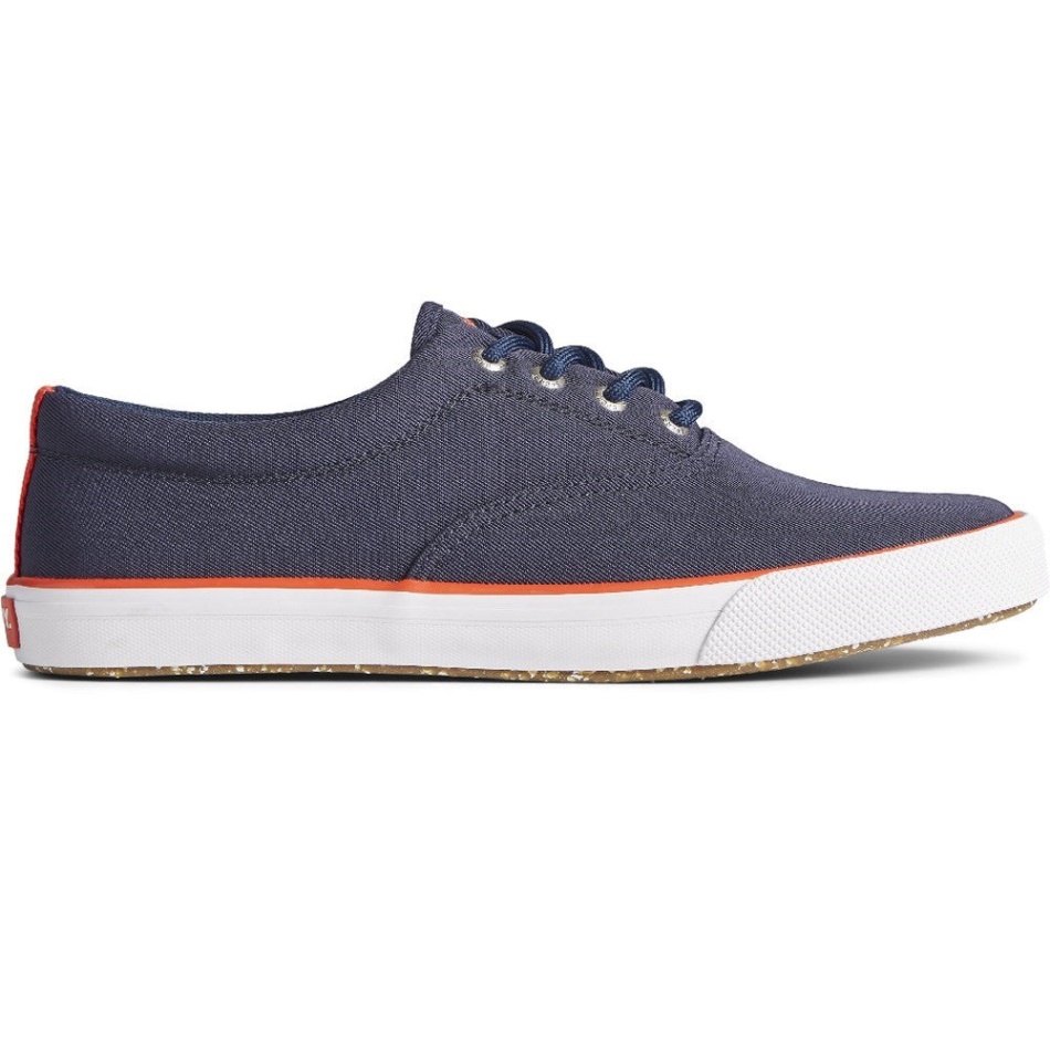 Male Striper II CVO Sustainable Lace Shoes Sperry Navy