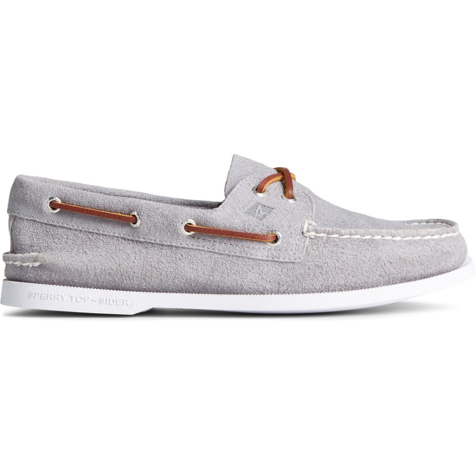 Mens A/O 2-Eye Boat shoe Sperry Grey
