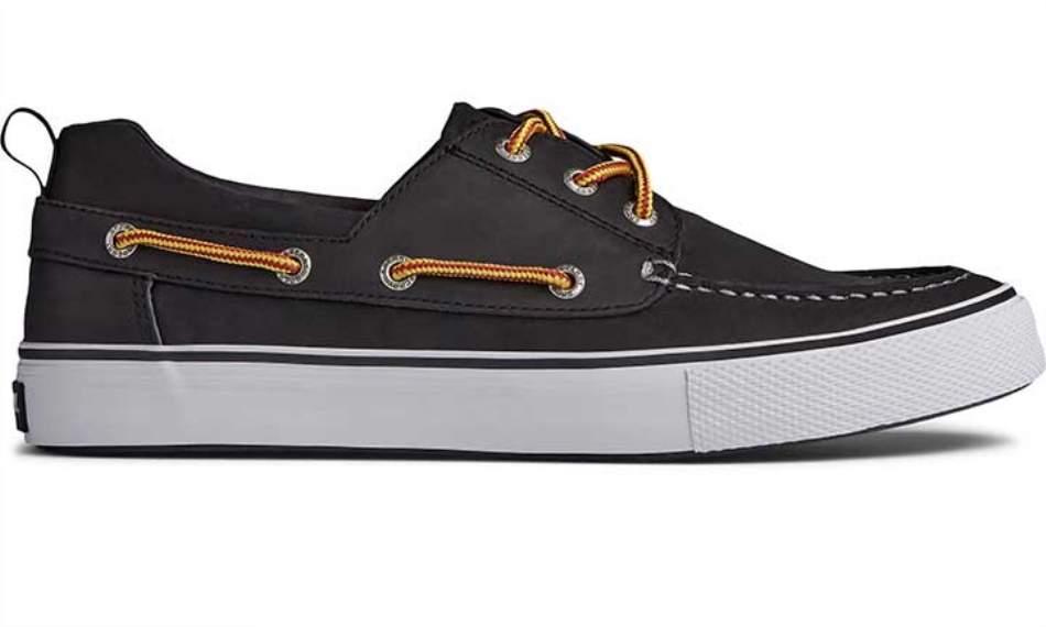 Men\s Bahama 3-Eye Sneaker Black Sperry