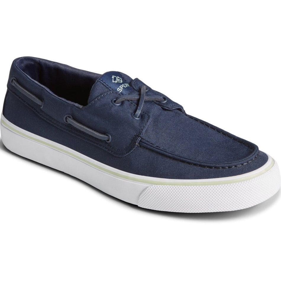 Men\s Bahama SeaCycled II Trainer Sperry Navy