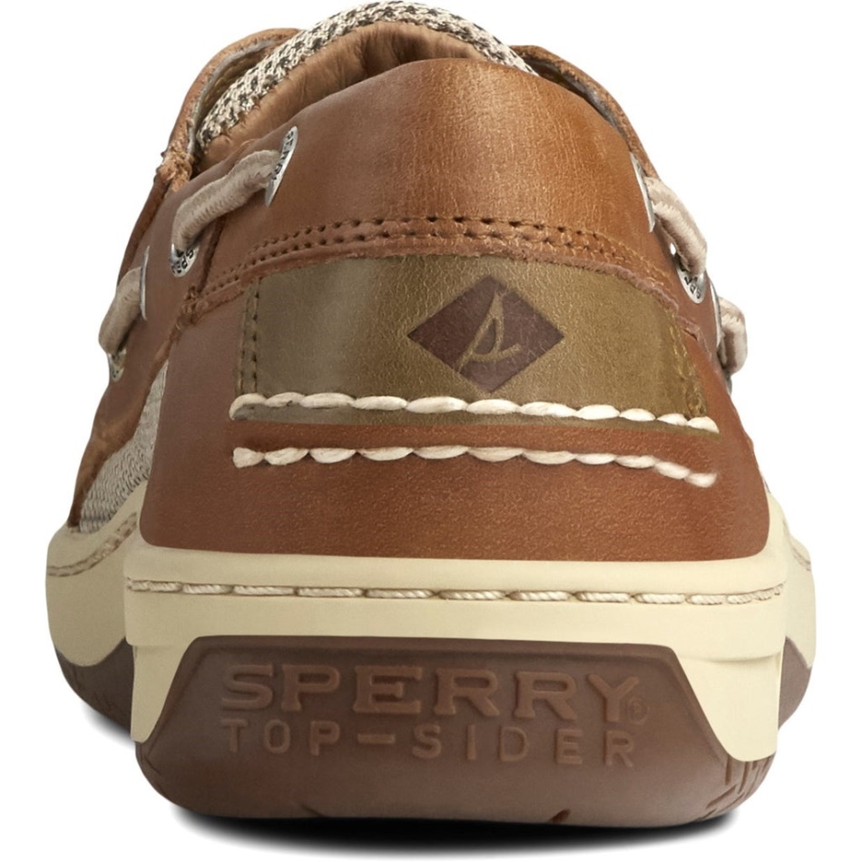 Men\s Billfish 3-Eye Boat Shoe Dark Tan Sperry