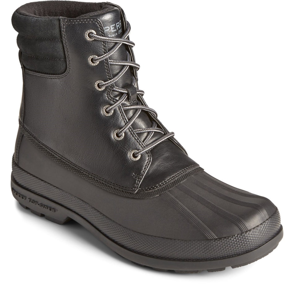 Men\s Cold Bay Boot Sperry Black