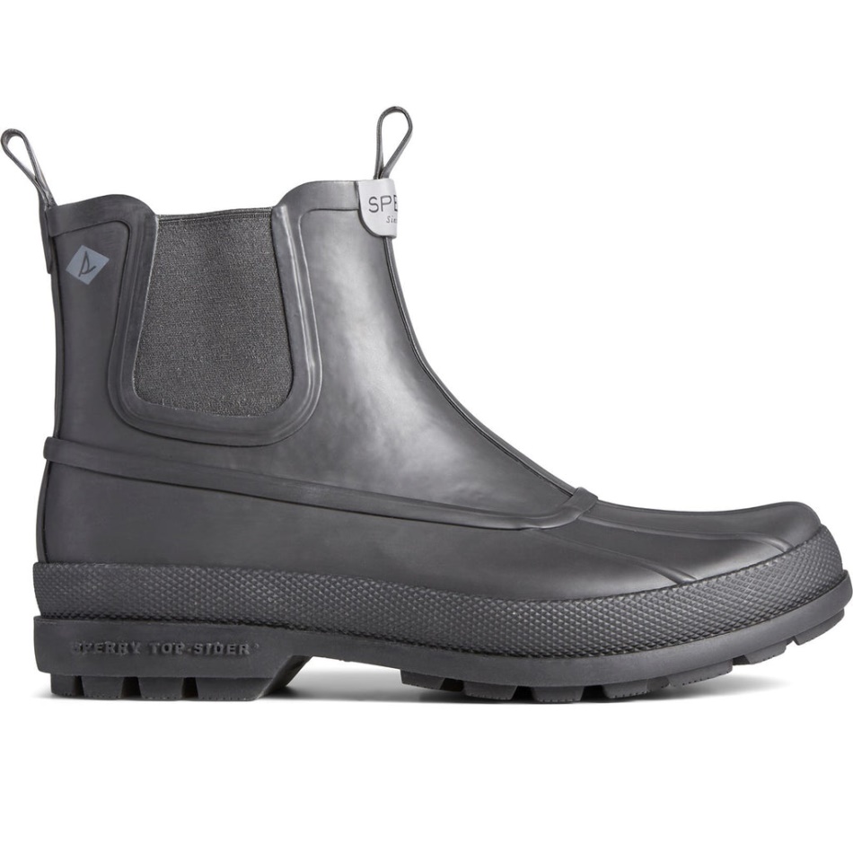Mens Cold Bay Rubber Chelsea Boot Black Sperry