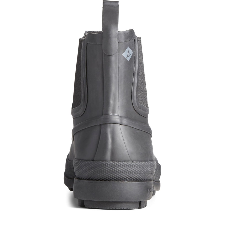 Men\s Cold Bay Rubber Chelsea Boot Black Sperry