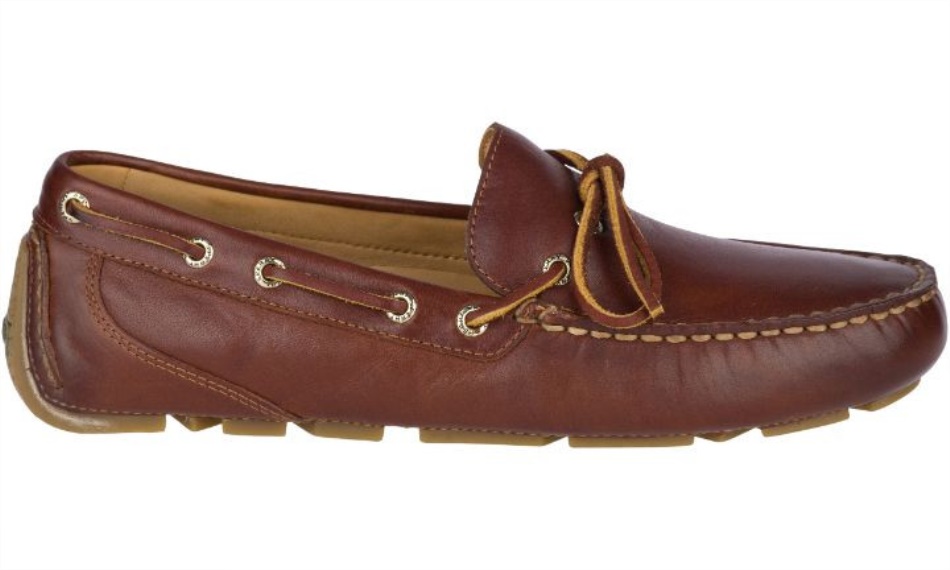 Men\s Gold Cup Harpswell 1-Eye Driver Brown Sperry