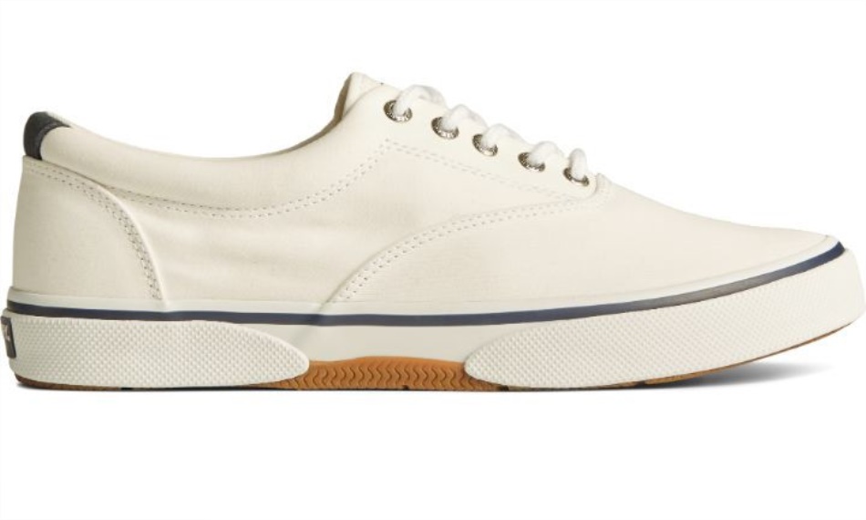Men\s Halyard Cvo Sneaker Sperry White