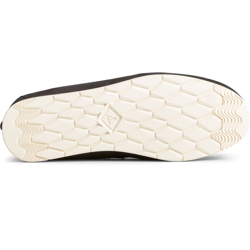 Men\s Moc-Sider Winter Slip On Shoes Sperry Black