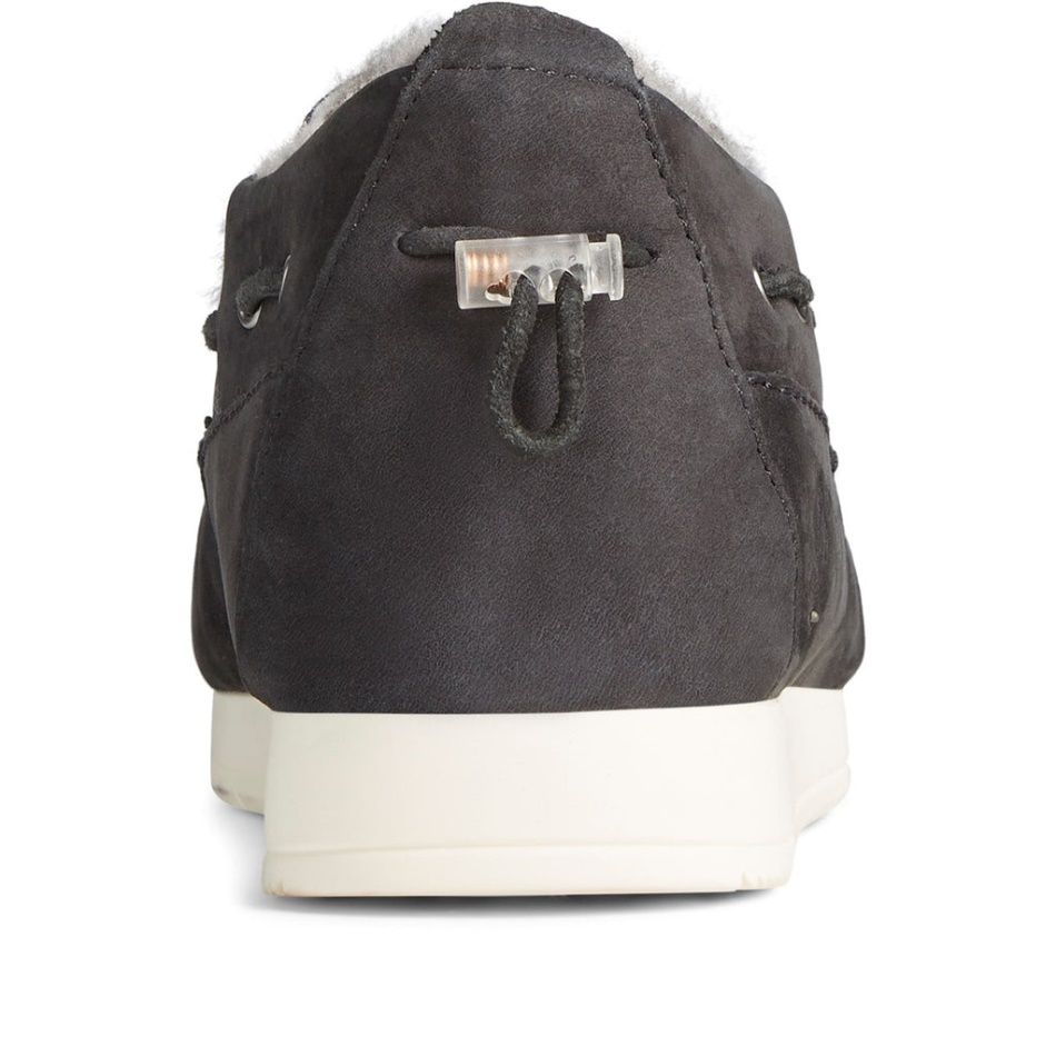 Men\s Moc-Sider Winter Slip On Shoes Sperry Black