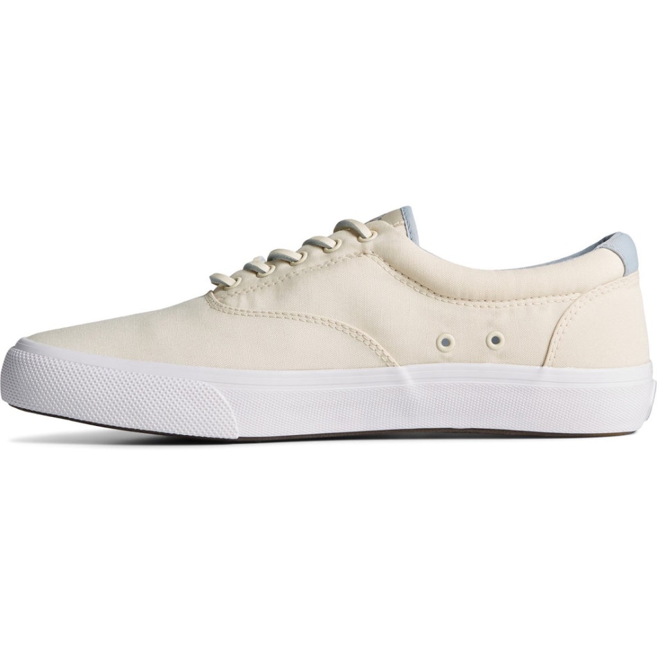 Men\s SeaCycled Striper II CVO Trainers Ivory Sperry