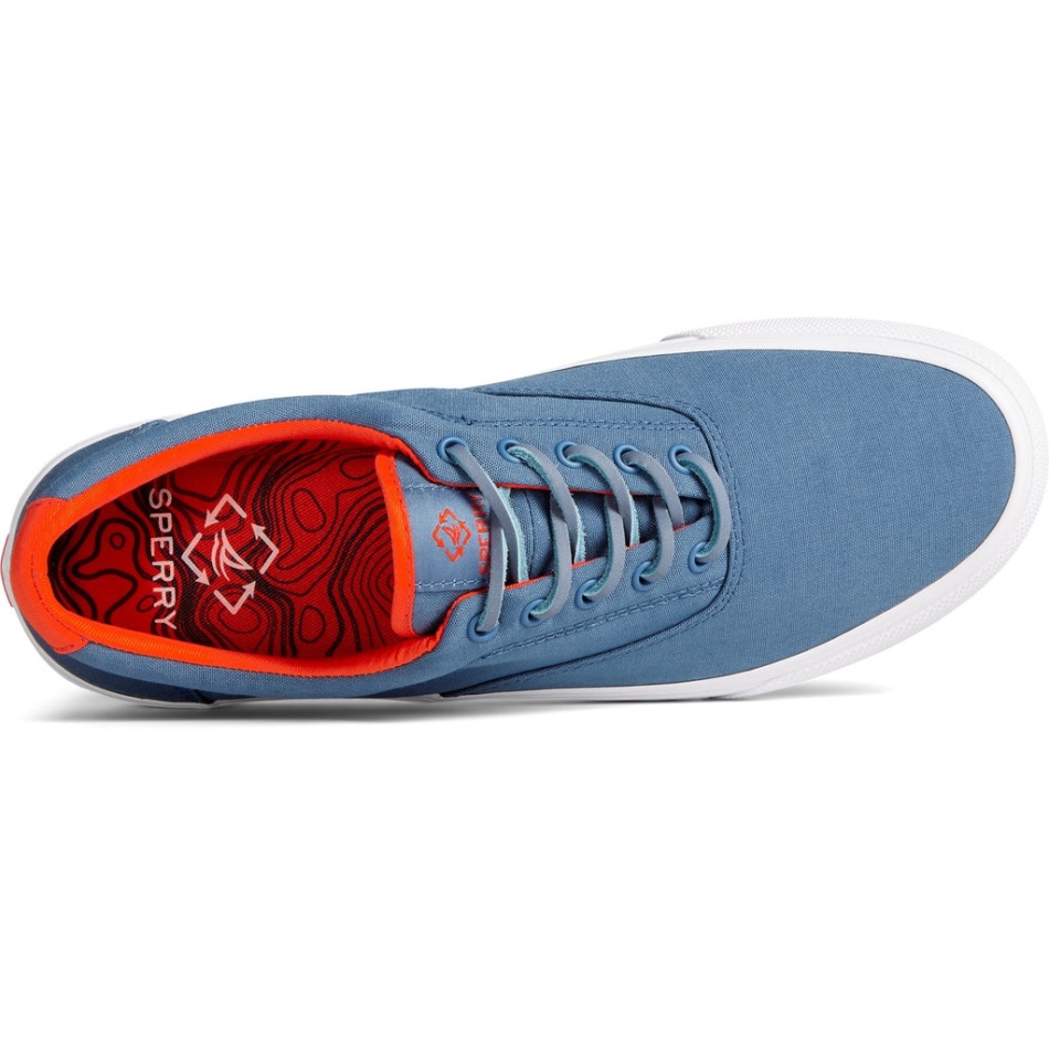 Men\s SeaCycled Striper II CVO Trainers Sperry Grey