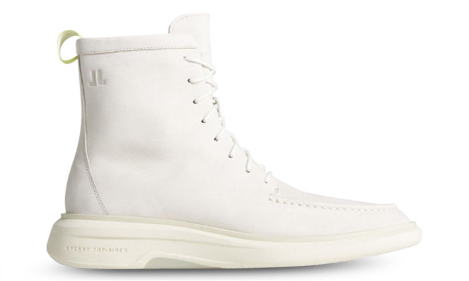 Mens Sperry X John Legend Commodore Plushwave Boot White Sperry