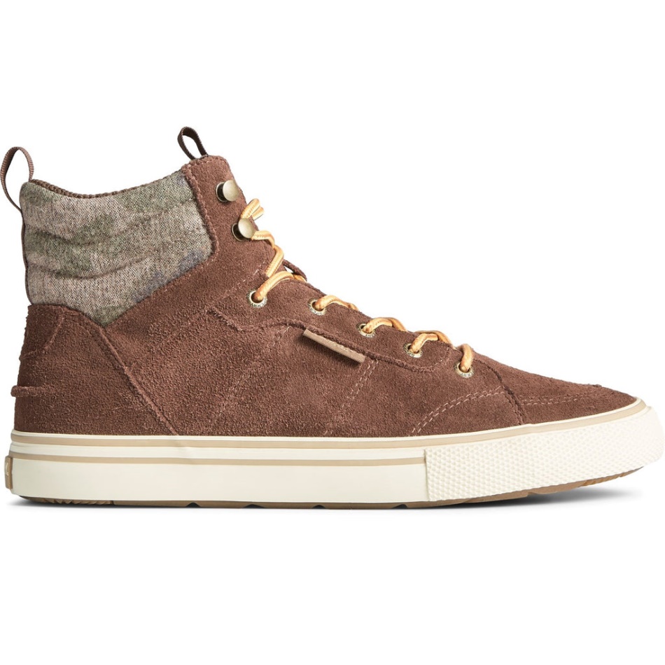 Mens Striper Storm Hiker Waterproof Brown Camo Sperry