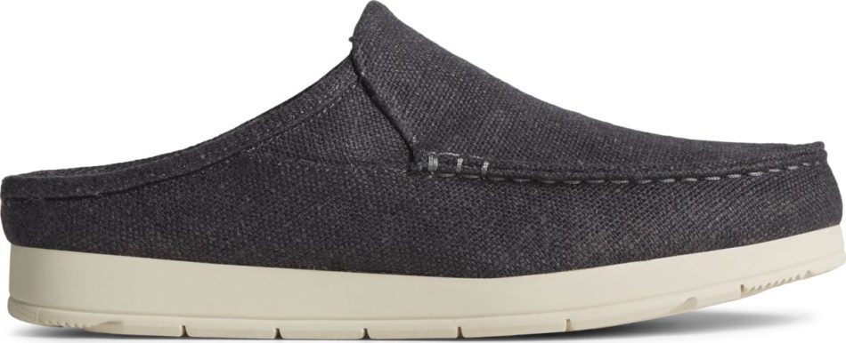 Moc-Sider Hemp Mule Black Sperry