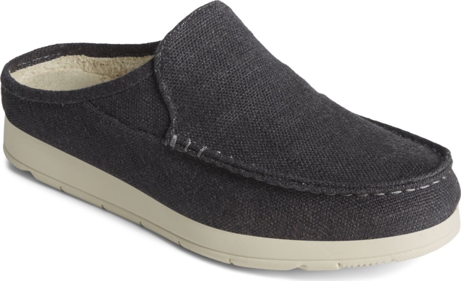 Moc-Sider Hemp Mule Black Sperry