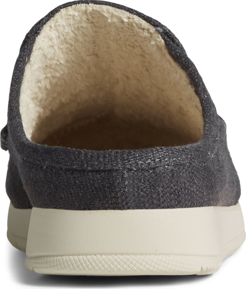 Moc-Sider Hemp Mule Black Sperry