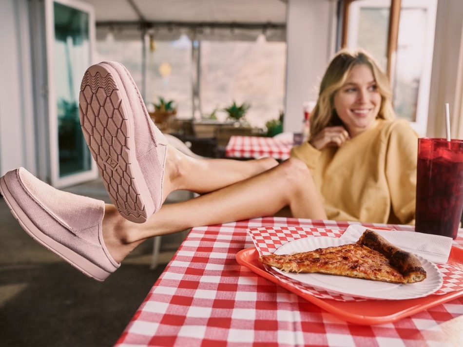 Moc-Sider Hemp Mule Sperry Rose