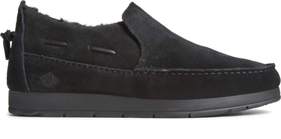 Moc-Sider Leather Slip On Blackout Sperry