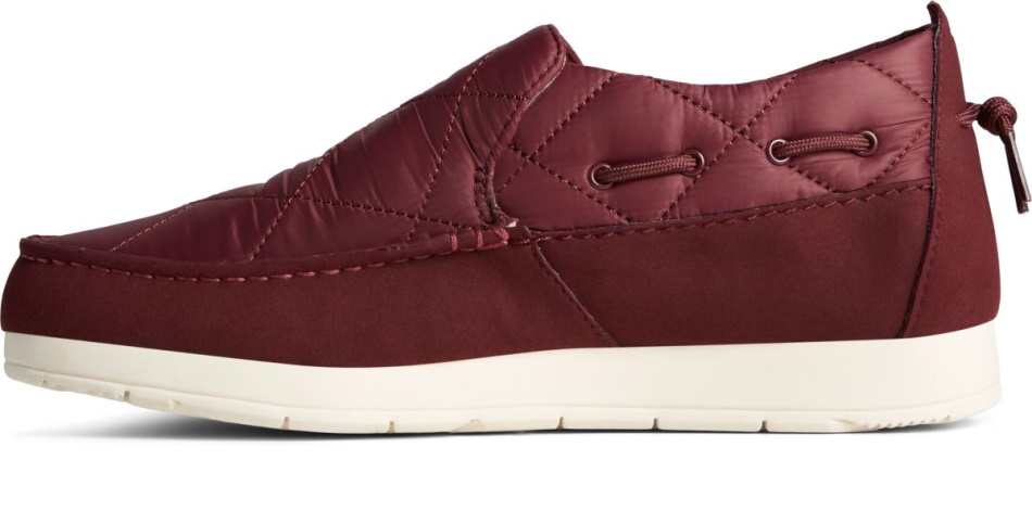 Moc-Sider Nylon Slip On Sperry Burgundy