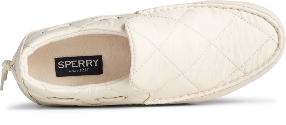 Moc-Sider Nylon Slip On White Sperry