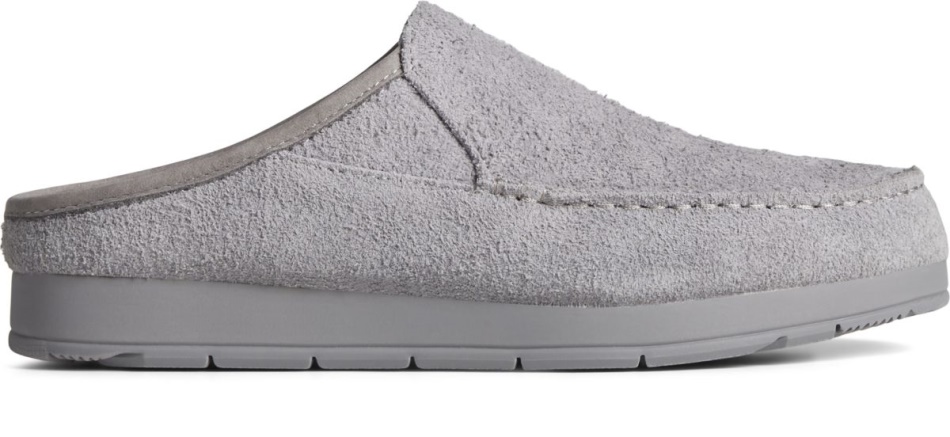 Moc-Sider Suede Slip On Sperry Grey