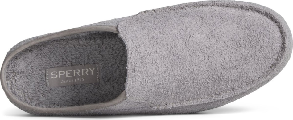 Moc-Sider Suede Slip On Sperry Grey