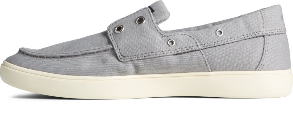 Outer Banks 2-Eye Canvas Boat Shoe Sperry Grey