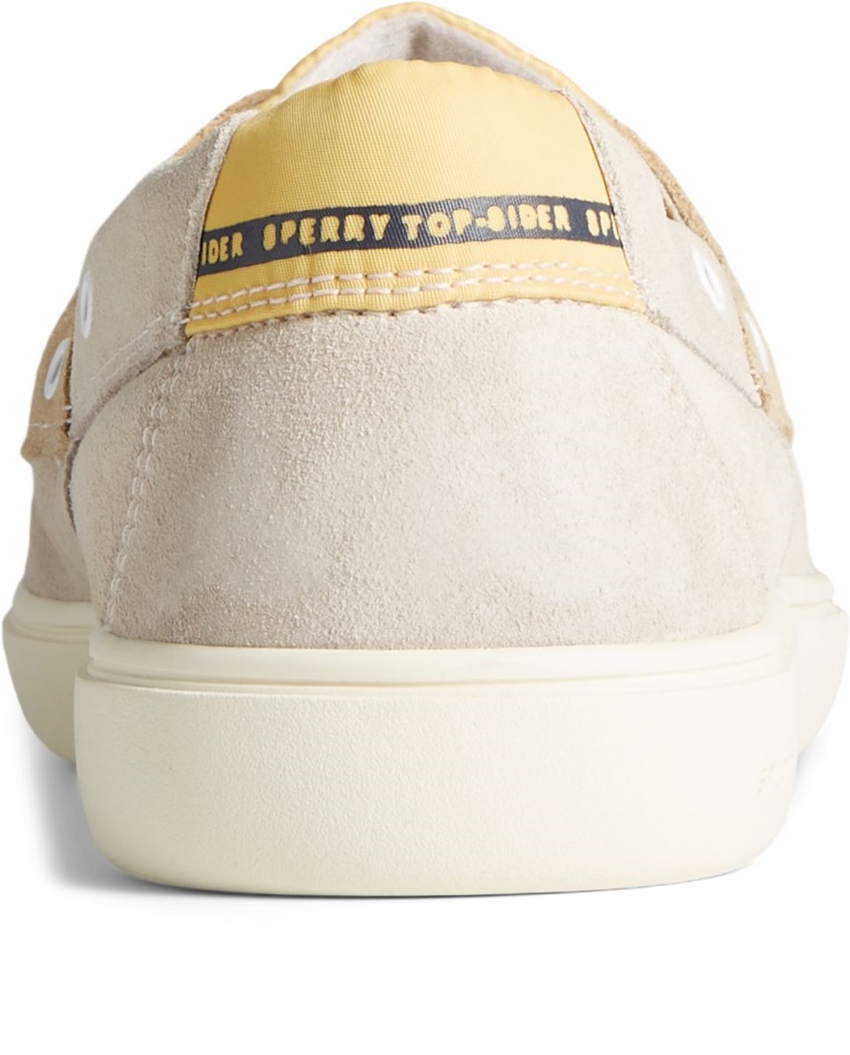 Outer Banks 2-Eye Suede Boat Shoe Light Grey Sperry