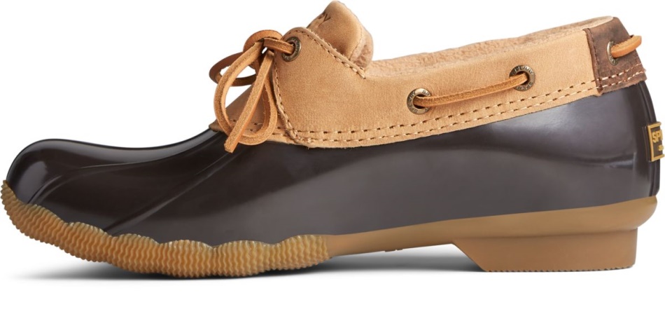 Saltwater 1-Eye Leather Duck Boot Sperry Tan Brown