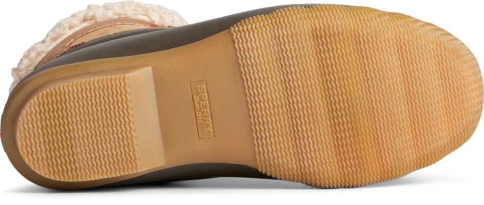 Saltwater Alpine Leather Duck Boot Sperry Tan