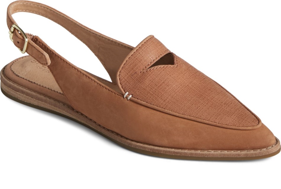 Saybrook Leather Slingback Tan Sperry