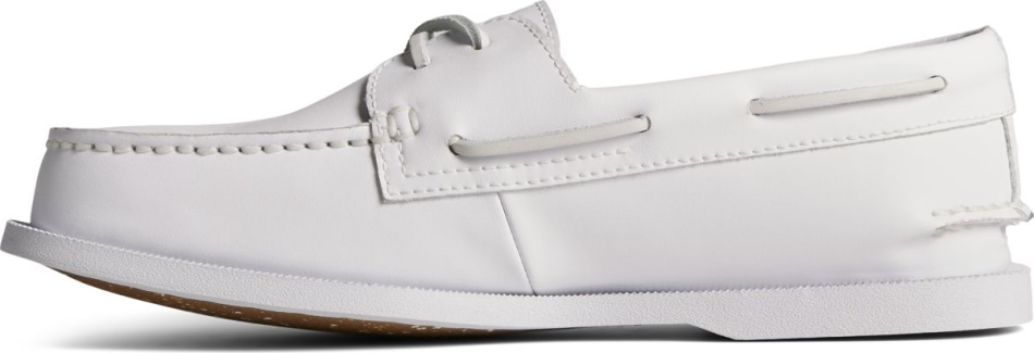 SeaCycled Authentic Original 2-Eye Boat Shoe White Sperry