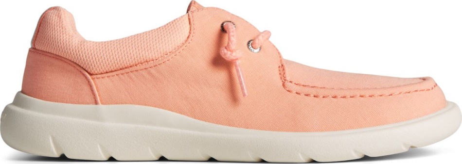 SeaCycled Captains Moc Slip On Sperry Peach