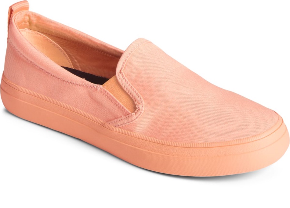 SeaCycled Crest Twin Gore Slip On Sneaker Sperry Peach