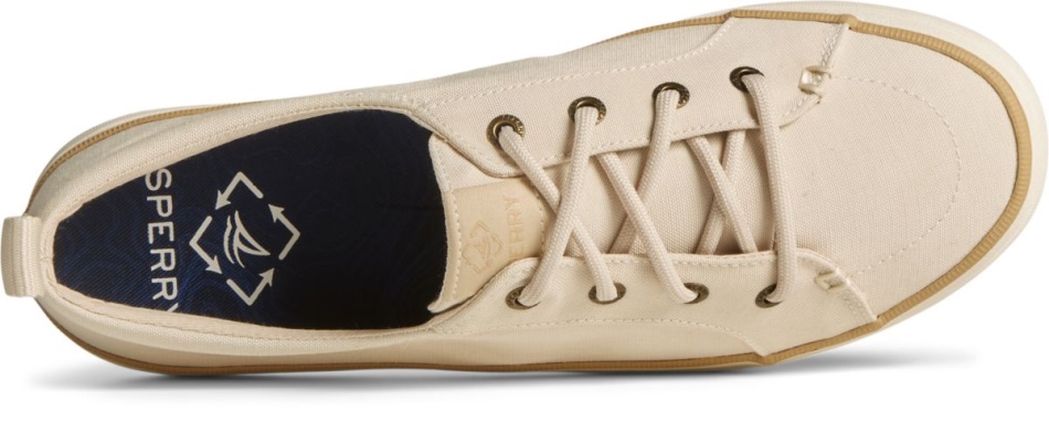 SeaCycled Crest Vibe Pastel Sneaker Cream Sperry