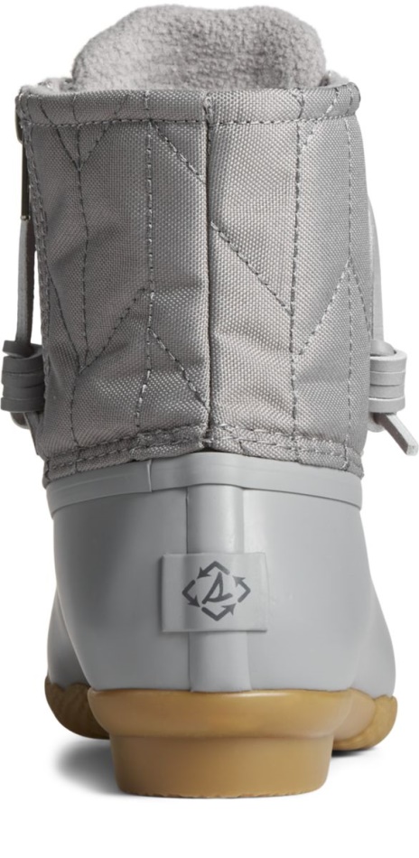 SeaCycled Saltwater Nylon Duck Boot Sperry Grey