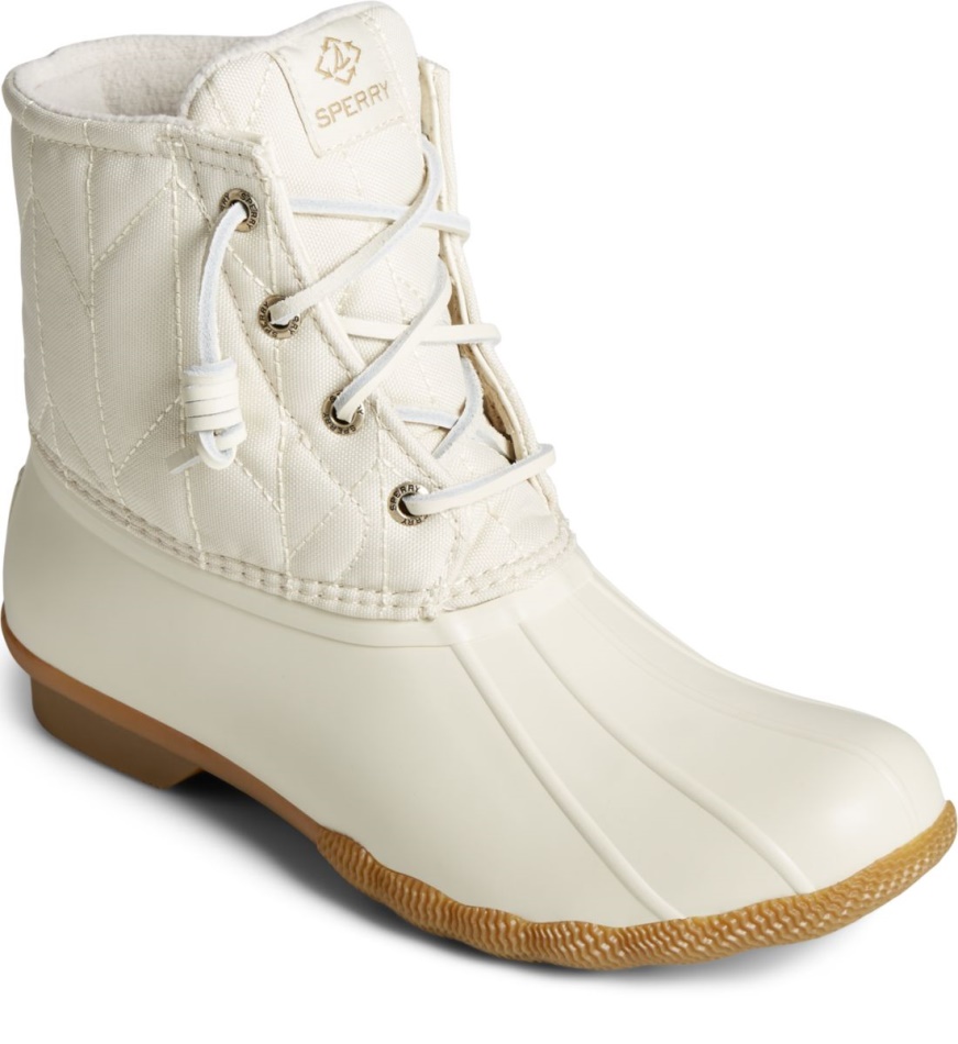 SeaCycled Saltwater Nylon Duck Boot Sperry Ivory