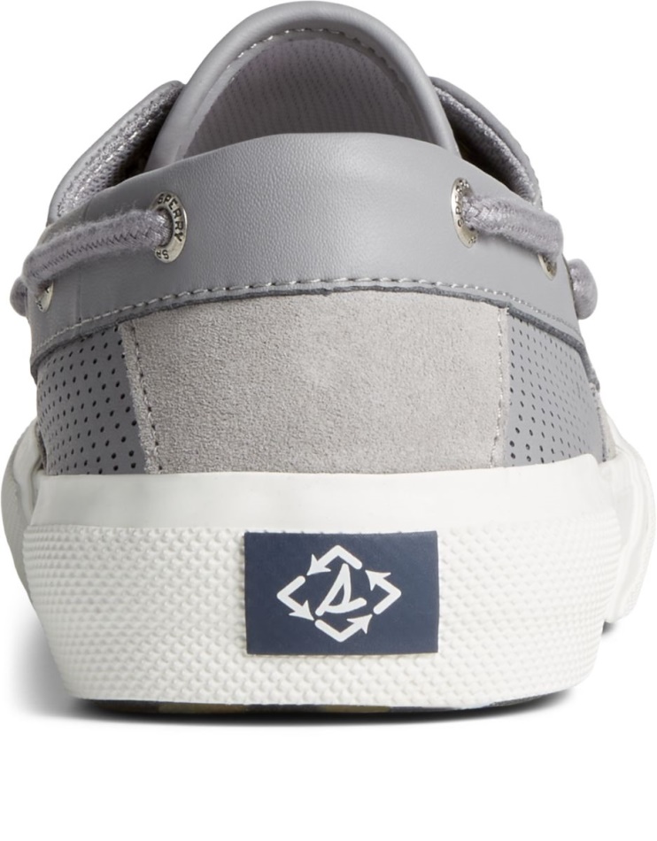 SeaCycled Soletide 2-Eye Sneaker Grey Sperry