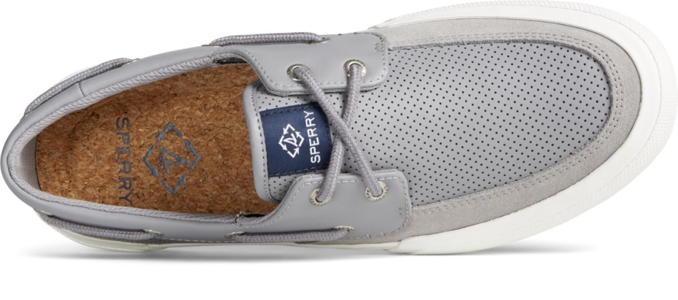 SeaCycled Soletide 2-Eye Sneaker Grey Sperry