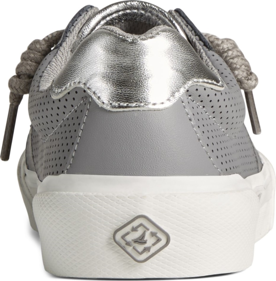 SeaCycled Soletide Racy Metallic Sneaker Grey Sperry