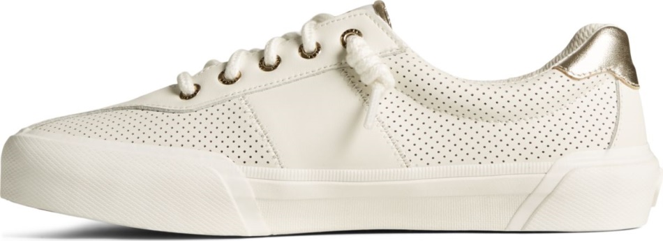 SeaCycled Soletide Racy Metallic Sneaker White Sperry