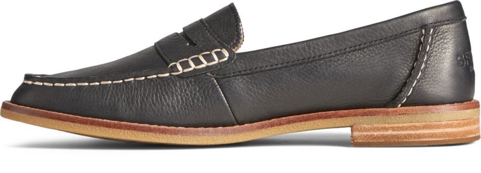 Seaport Penny Leather Loafer Sperry Black